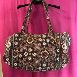 Vera Bradley Canyon Print Floral Patterned Women's Large Duffel Bag
